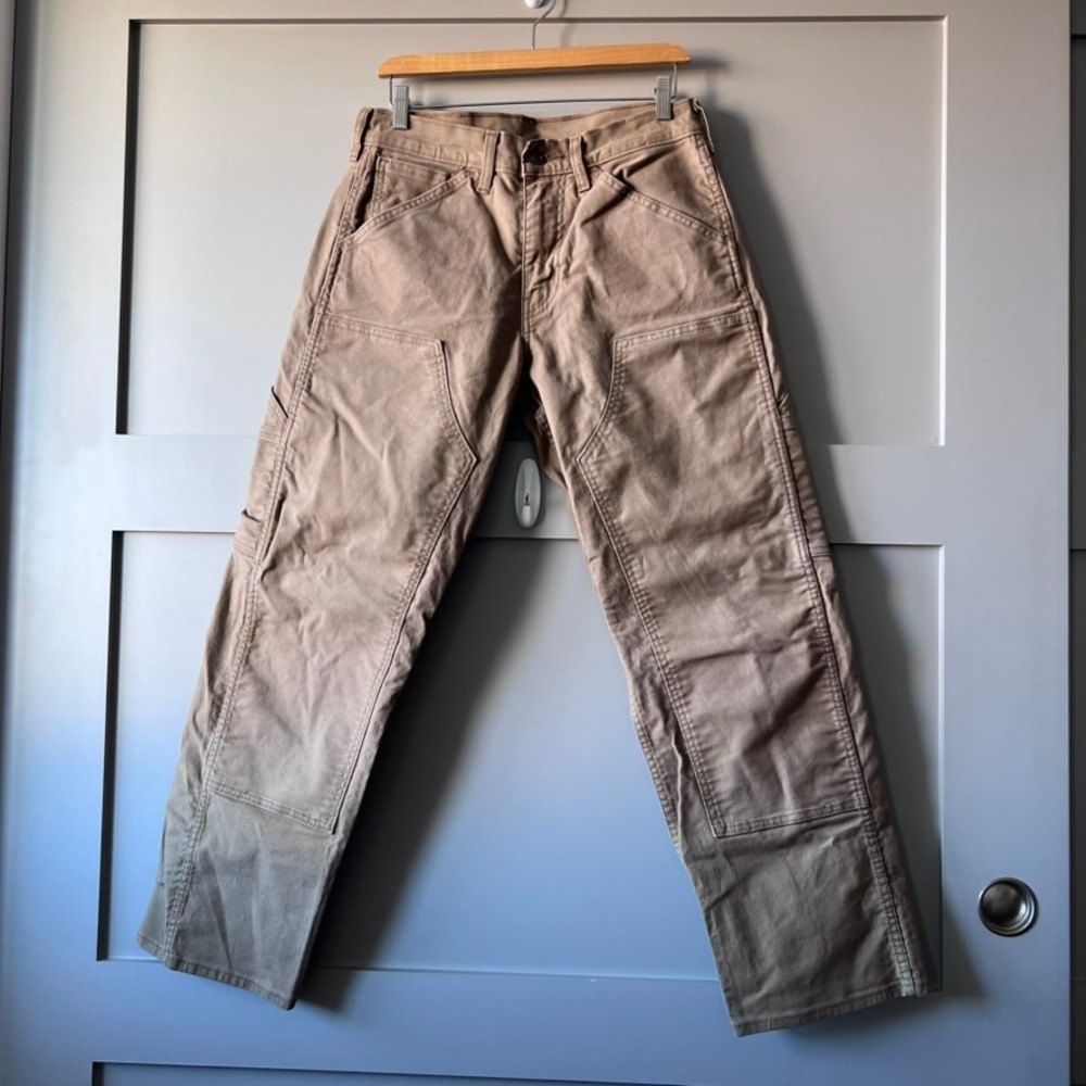 Levi Strauss‎ Workwear Men Tan Carpenter Pants Sz 31x30 Durable Pockets Utility